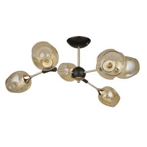 Люстра на штанге SEPPIA A4211PL-6BK<br/> Arte Lamp