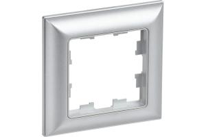 Рамка 1-я Алюминий Brite