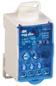 Блок распределительный РБД-400А на DIN-рейку IEK