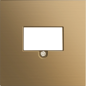 Накладка стандарта TAE для розеток USB HDMI Аудио Латунь R98 METAL Donel