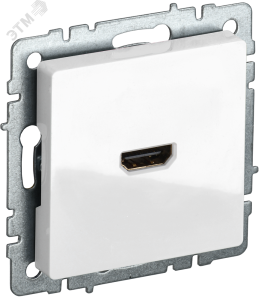 Розетка HDMI С/У Белый Brite