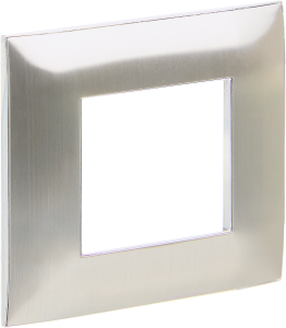 Рамка 1-м Металл Никель Skandy