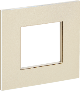 Рамка 1-м Металл Шампань Skandy