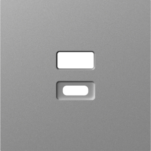 Накладка для USB розеток Сталь A07 Donel