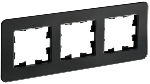 Рамка 3-я Стекло Черный Brite