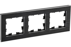 Рамка 3-я Металл Черный Brite