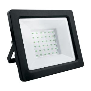 Прожектор светодиодный, 2835 SMD, 50W зеленый AC230V/50Hz IP65, в черном компактном корпусе, LL-905