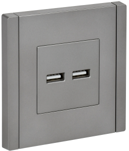 Розетка USB А+А 3,1А С/У Белый Forte&Piano