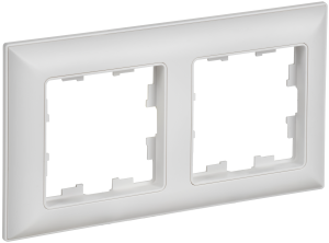 Рамка 2-я Арктический Белый/Белый Brite