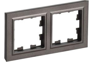 Рамка 2-я IP44 Бронза Brite