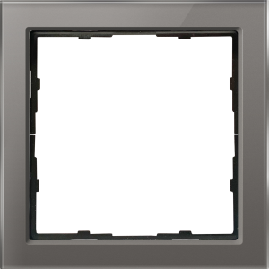 Рамка 1-я Стекло цвета сталь R98 Glass Donel