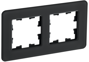 Рамка 2-я Стекло Черный Brite