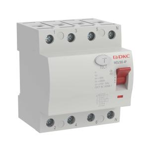 УЗО 4P 40A 30mA ВДТ MAX MDL100 тип АС DKC YON max