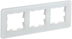 Рамка 3-я Стекло Белый Brite