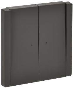 Переключатель 2-кл 10А C/У проходной с индикатором Серый Forte&Piano