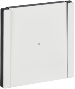 Переключатель 1-кл 10А C/У проходной с индикатором Металл Белый Forte&Piano