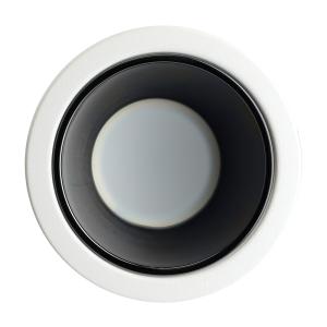 Светильник встраиваемый  DL3102 потолочный MR16 G5.3 белый + черный хром Feron