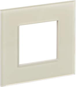 Рамка 1-м Стекло Бежевый Skandy