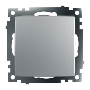 Переключатель 1-кл 10А С/У перекрестный Серебро Катрин