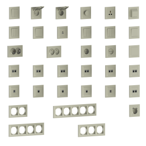 Рамка 3-я Wave Шампань A07 Donel