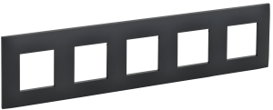 Рамка 5-я Графит Skandy