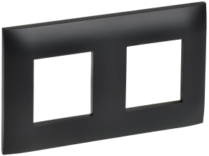 Рамка 2-я Черный Skandy