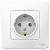Розетка 1-м 16А С/У З/К Белый Blanca