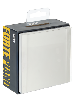 Выключатель 1-кл 10А С/У Белый Forte&Piano