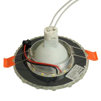Светильник встраиваемый со светодиодной подсветкой 15LED*2835 SMD 4000K, MR16 50W G5.3, прозрачный, CD941 с драйвером в комплекте