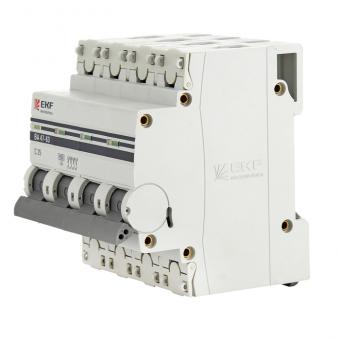 Автоматический выключатель 4P  0,5А (C) 4,5kA ВА 47-63 EKF PROxima