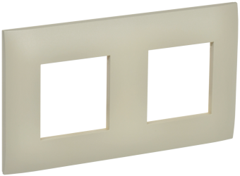 Рамка 2-я Бежевый Skandy