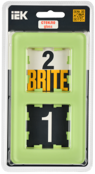 Рамка 2-я Стекло Эко Грин Brite