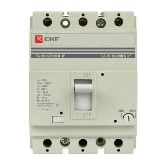 Автоматический выключатель ВА-99 160/100А EKF