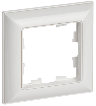 Рамка 1-я Белый/Белый Brite