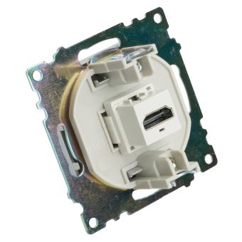 Розетка HDMI Серебро Катрин
