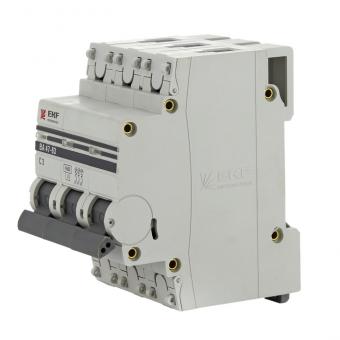 Автоматический выключатель 3P  2,5А (C) 4,5kA ВА 47-63 EKF PROxima