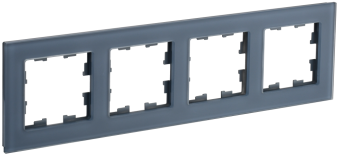 Рамка 4-я Стекло Маренго матовый Brite