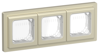 Рамка 3-я IP55 Шампань FLITE