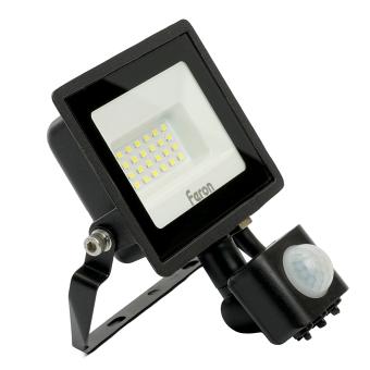 Прожектор сд с датчиком  LL-906 IP65 20W 6400K Feron