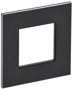 Рамка 1-м Металл Черный Skandy
