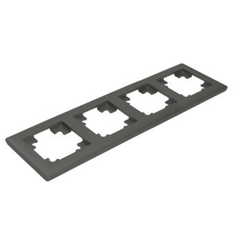 Рамка 4-я Графит Катрин