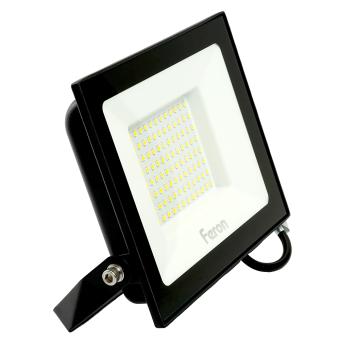 Прожектор светодиодный 2835 SMD 100W 4000K IP65 AC230V/50Hz, черный, LL-922