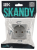 Розетка 1-м 16А С/У З/К Серебряный Skandy