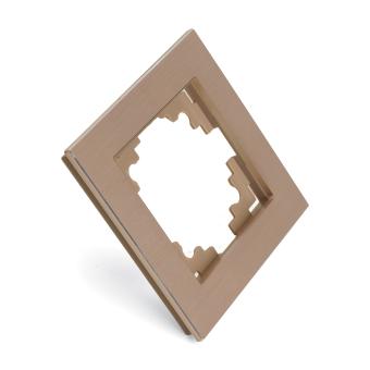 Рамка 1-я металл Шампань Катрин