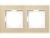 Рамка 2-я Natural Стекло шампань A07 Donel
