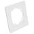 Рамка 1-я стекло Белый матовый Катрин