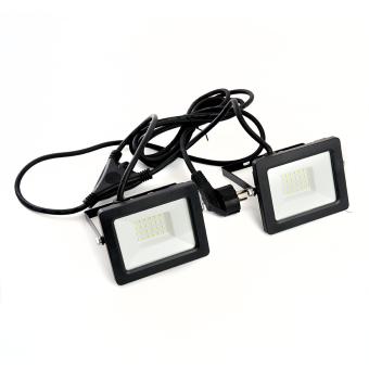 Прожектор светодиодный на штативе 2*30W 6400К черный IP65 LL-502 Feron