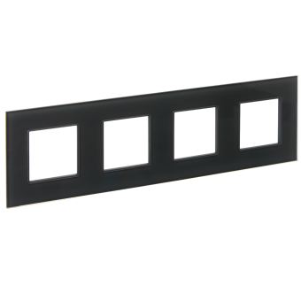 Рамка 4-я Стекло Графит Skandy