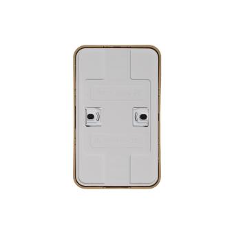 Розетка 2-м 16А О/У З/К со шторками изолирующая пластина Ясень Blanca