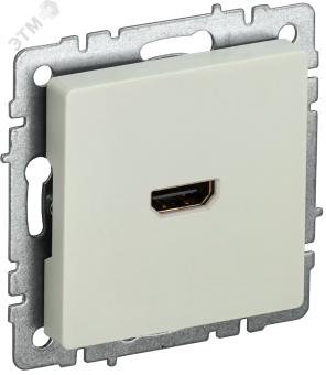 Розетка HDMI С/У Бежевый Brite